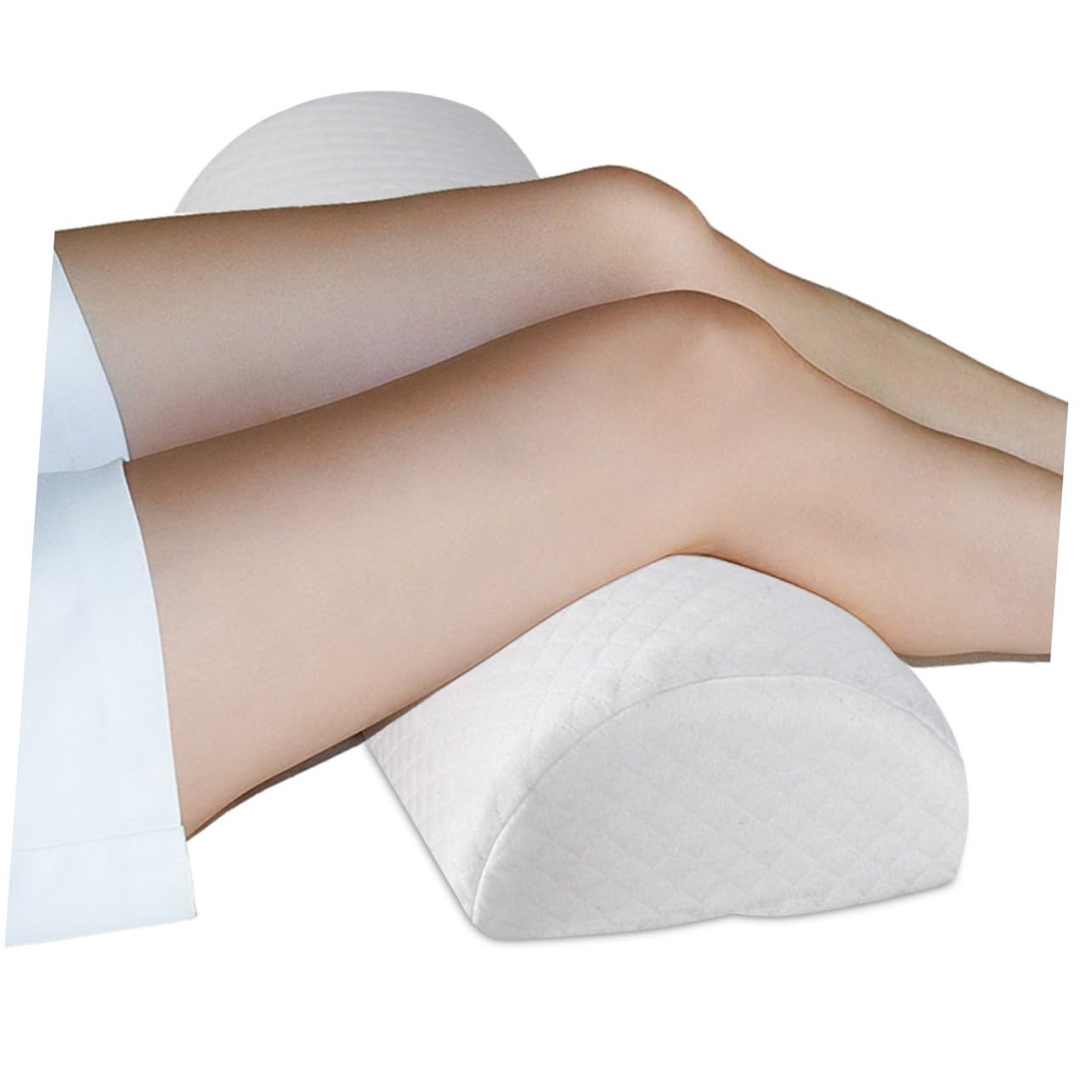 Almohada Rodillas 1pieza de Poliuretano de Color Claro Semicircular