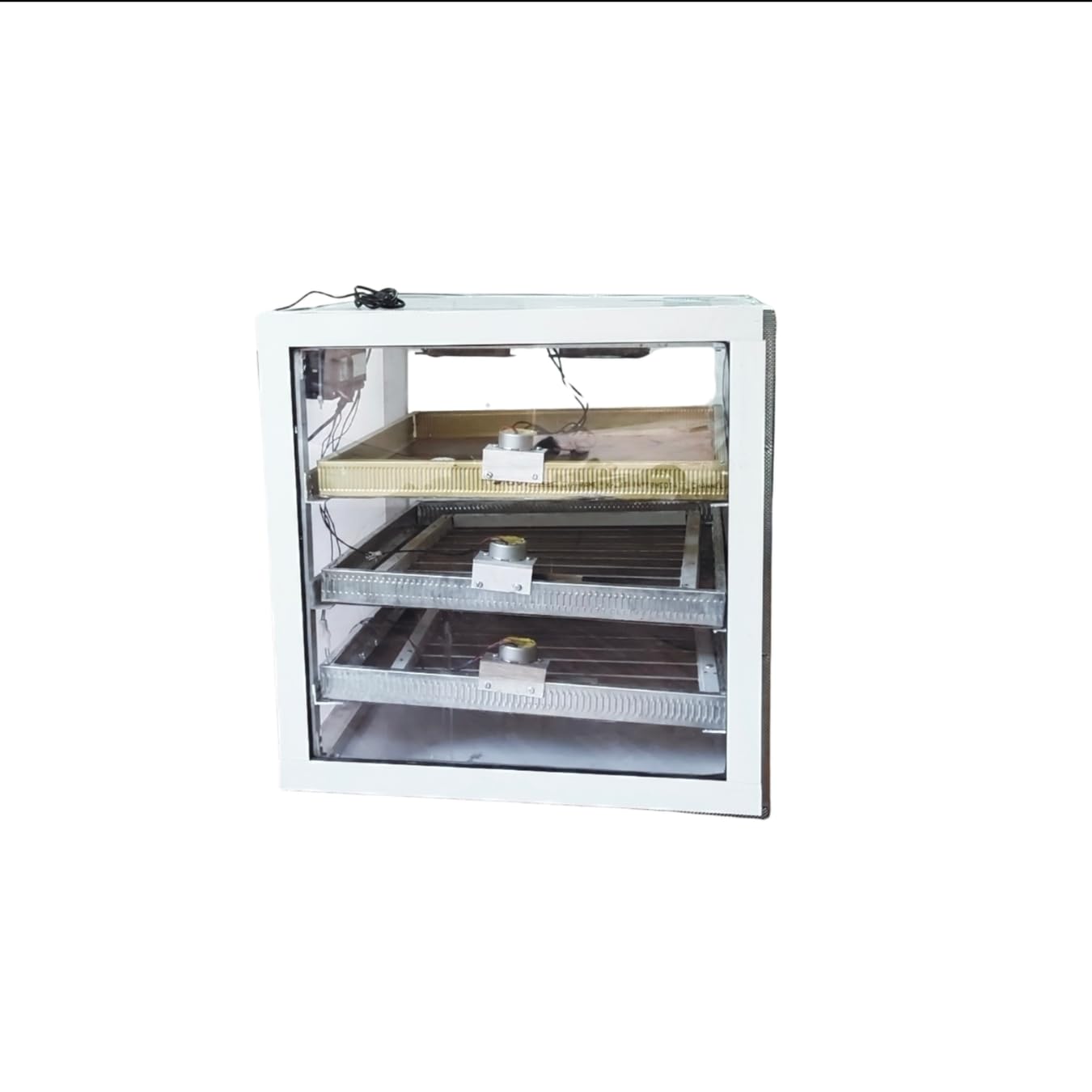 Fully Automatic Egg Incubator 160 Goose Eggs Rolling Tray Drawer India | Polypropelene-image-22