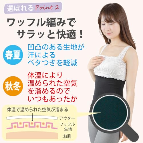 fuwarism 腹巻き レディース シルク in コットン 腹巻 の商品画像 3