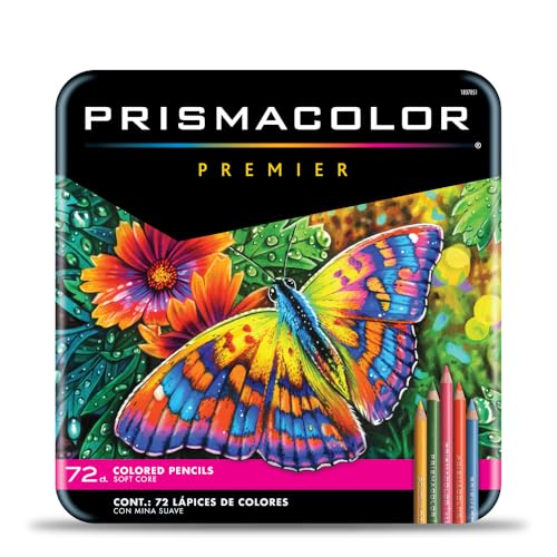 Prismacolor Premier Lápis de Cor, Soft Core, 72 Cores