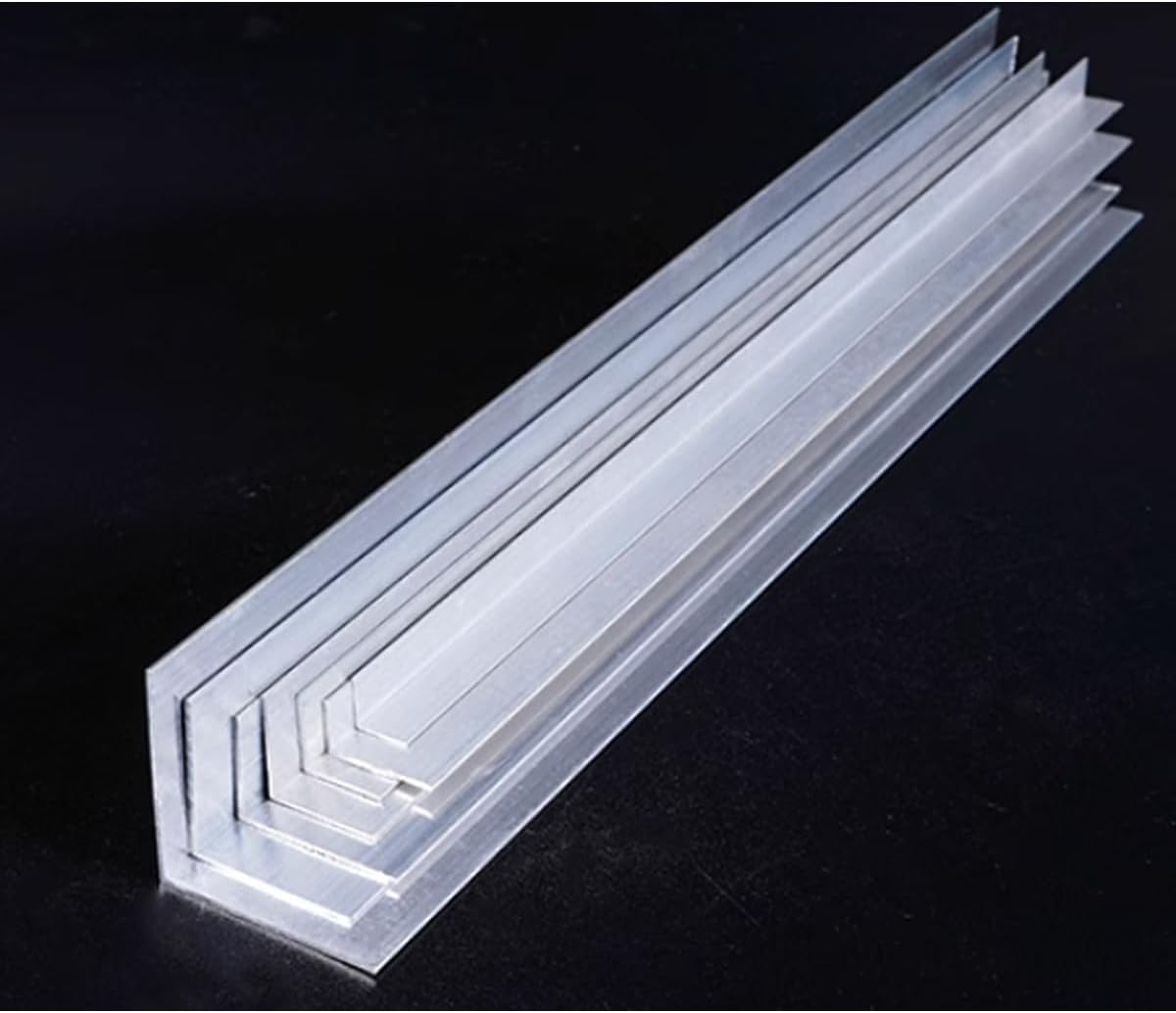 Cornière en aluminium, Angle en aluminium, 200 mm/7,9 pouces, adapté aux murs de différents matériaux,(5 * 50 * 50 * 200mm)