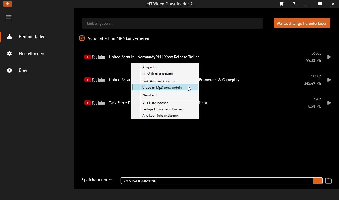 Video und Audio Downloader PRO 3 für YouTube, ARD, ZDF Mediatheken Filme und Musik direkt als MP3 oder MP4 speichern - Lebenslange Laufzeit für Windows 11, 10