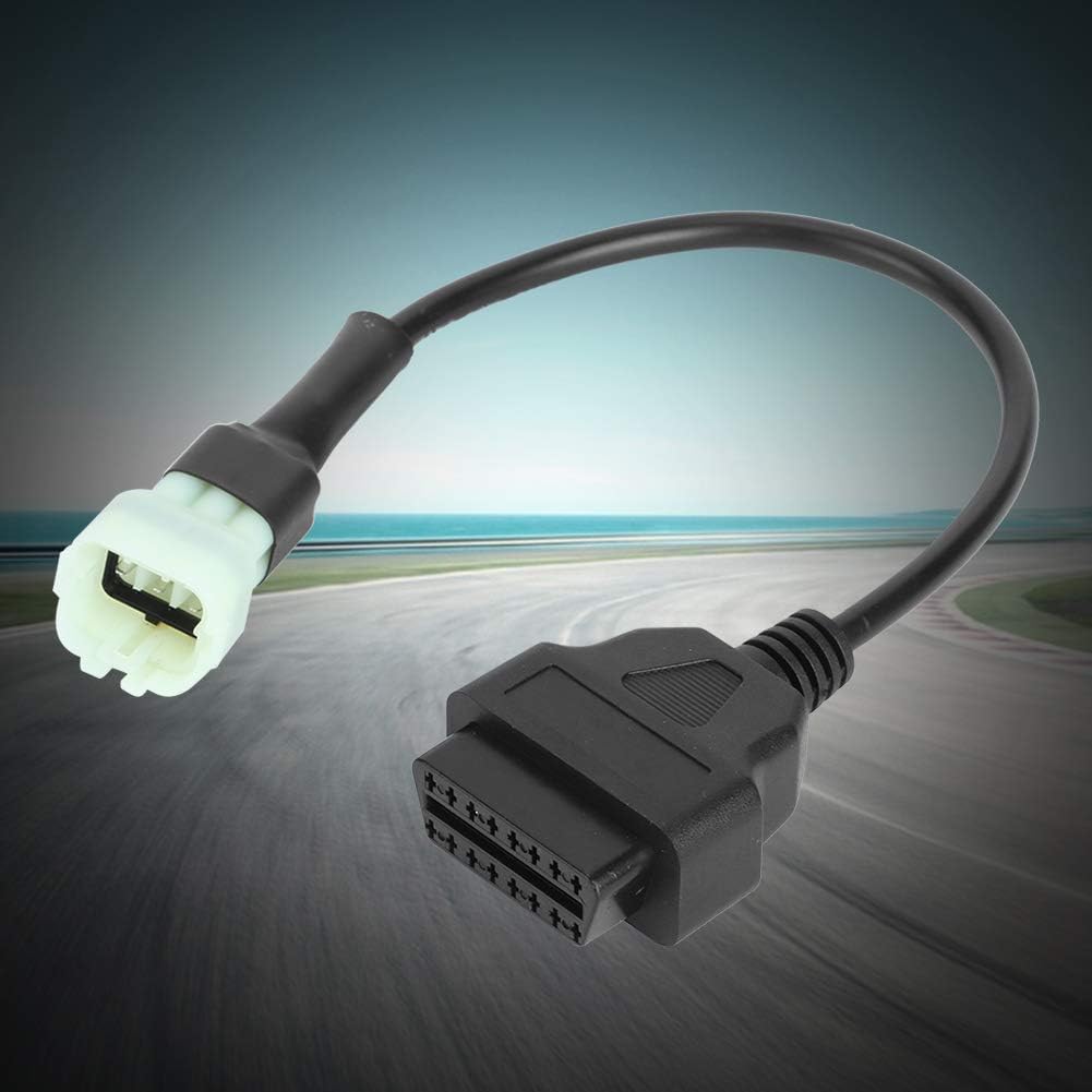 Aramox Motocykl 6-pinowy do 16-pinowy adapter OBD kabel adaptera kabel adaptera OBD2 adapter bluetooth diagnostyka i wykrywanie usterek silnika dla motocykli