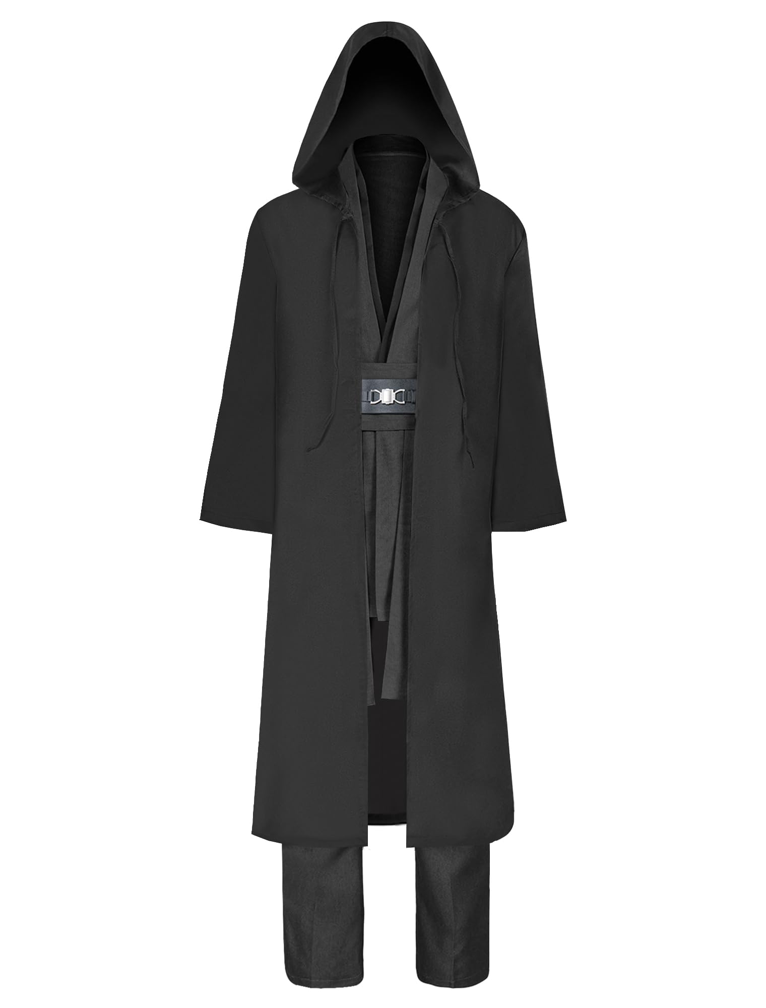 Kostium rycerza dla dorosłych mężczyzn, tunika z kapturem, szlafrok, stroje na Halloween, do cosplay, mundur