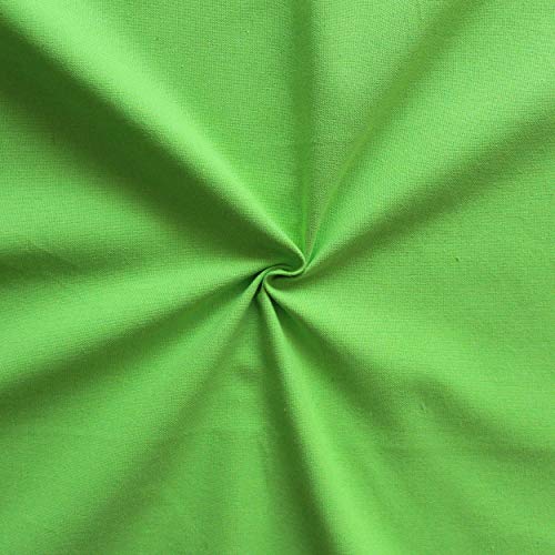 Image of AIRWILL 100% Cotton Solid Pattern 8 Seater Rectangle Table Cover Sized, 56x95 inches (Green, Pack of 1)