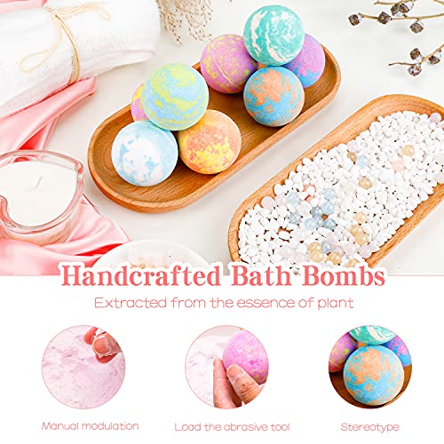 Bombs Gift Set Of 24 Unique Romantic Spa Gifts For Her Relaxation Fizzing Balls All Natural Skin Moisturize Organic Shower Bombs For Her #TOP5
