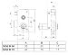 LINCE 3017150 Cerradura 5056B-BO/ 70 Derecha, Oro