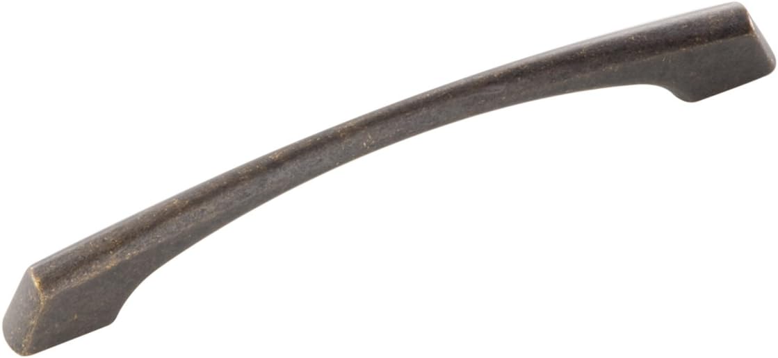 Hickory Hardware 1 Pack Solid Core Kitchen Cabinet Pulls, Luxury Cabinet Handles, Hardware for Doors & Dresser Drawers, 5-1/16 Inch (128mm) Hole Center, Windover Antique, Greenwich Collection