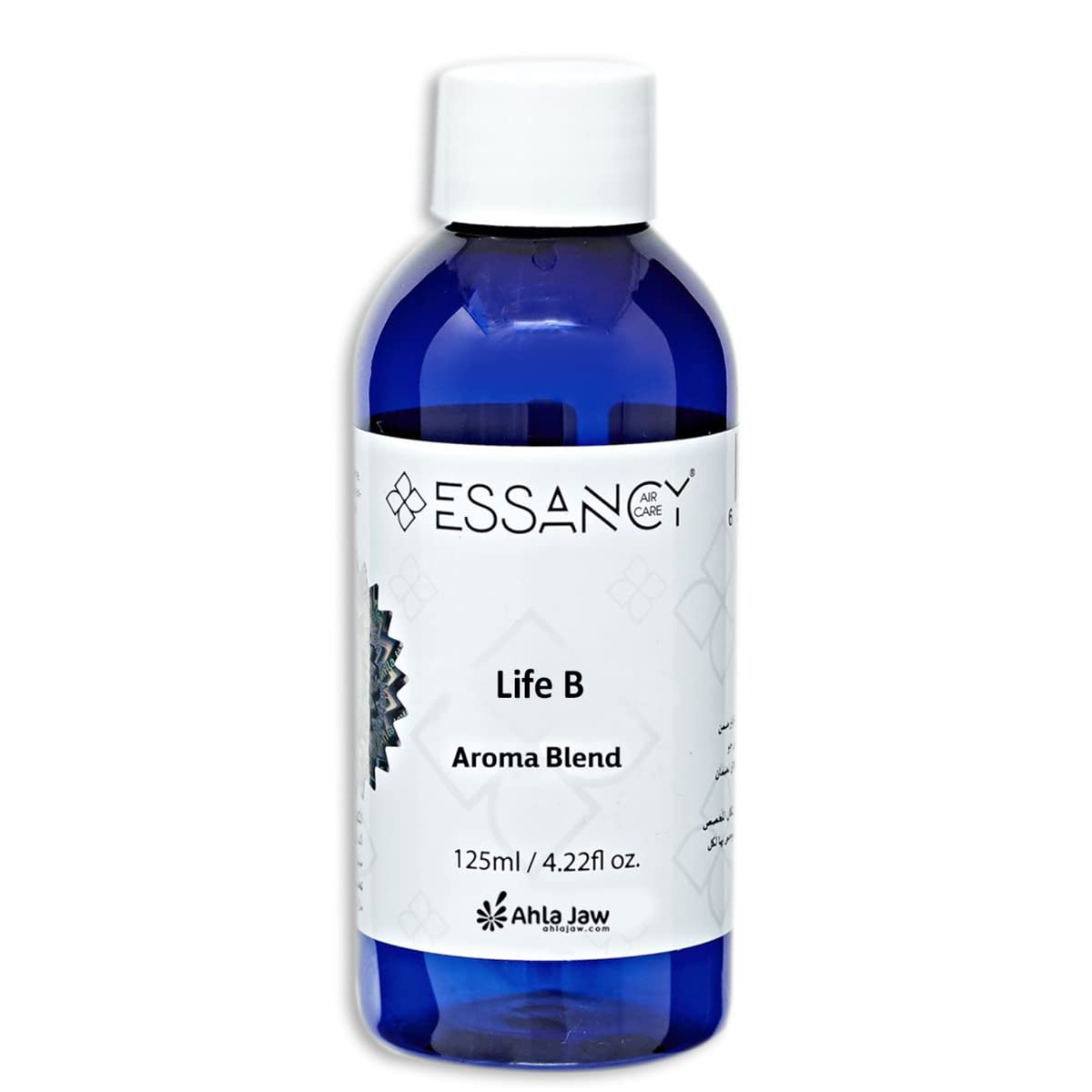 Essancy Air Care by Ahla Jaw, Life B Aroma Blend, Western Oriental Collection, Fragrance Oil Bottle, Anti-Allergic, Aromatherapy, Refills for Diffusers, Refreshes, 125ml