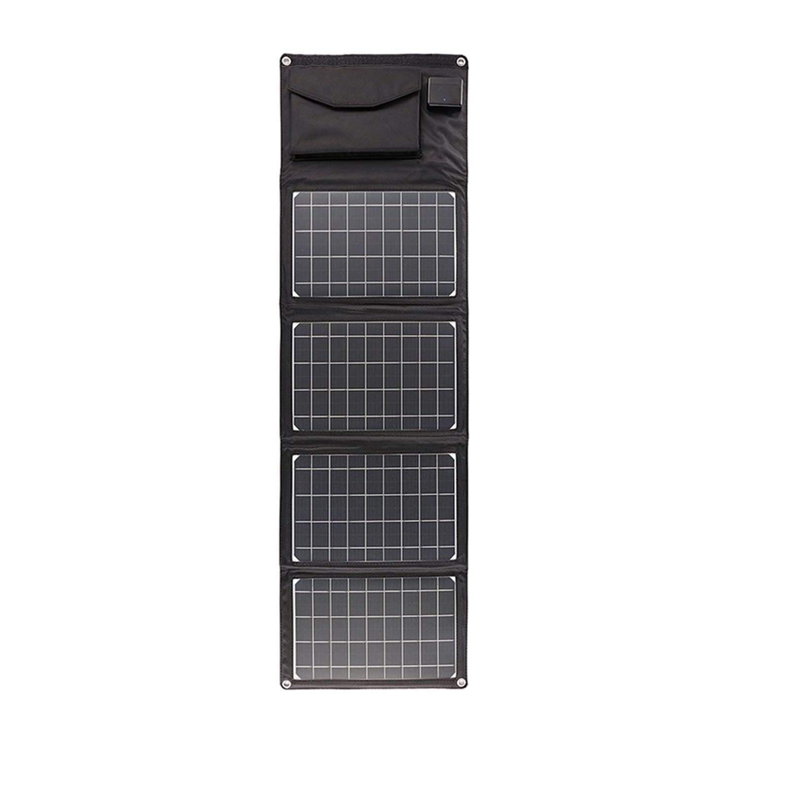 Chargeur De Panneau Solaire Interface de Charge Rapide Panneau Solaire Pliable Portable Double Chargeur USB cellules solaires extérieures Plaque Batterie Externe énergie Solaire(C)
