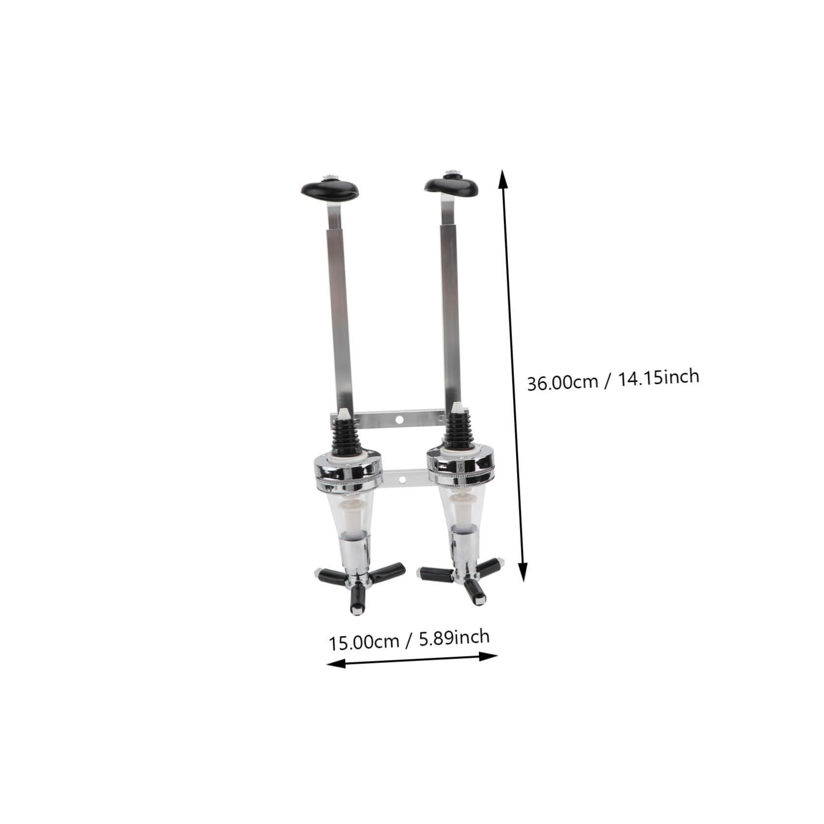 ABOOFAN 2 Dispensador De Vino Máquina Dispensadora De Vino Dispensador De Licor Bebidas Cerveza Dispensador De Botellas Cóctel Whisky Montado En La Pared Aleación De Aluminio Agua con Gas