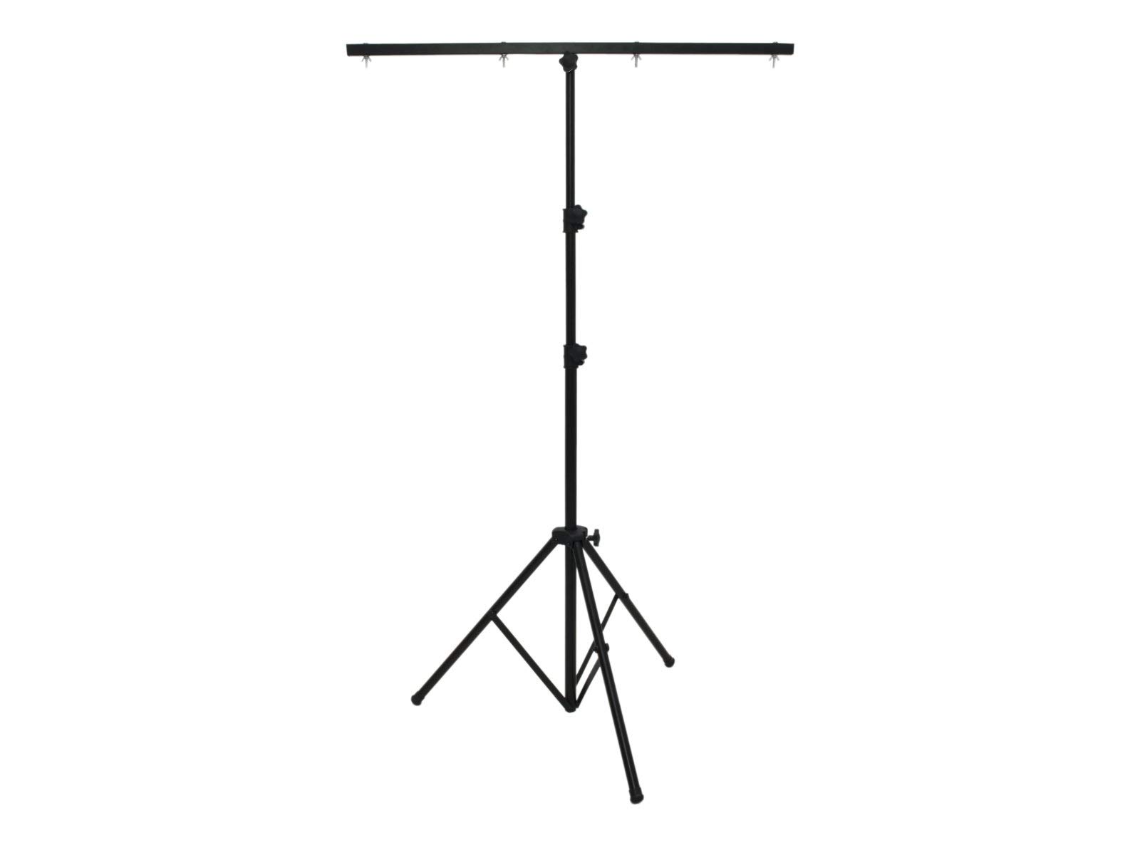 EUROLITE Trépied en acier A2 | Trépied d'éclairage avec barre transversale, charge maximale 14 kg, hauteur maximale 260 cm