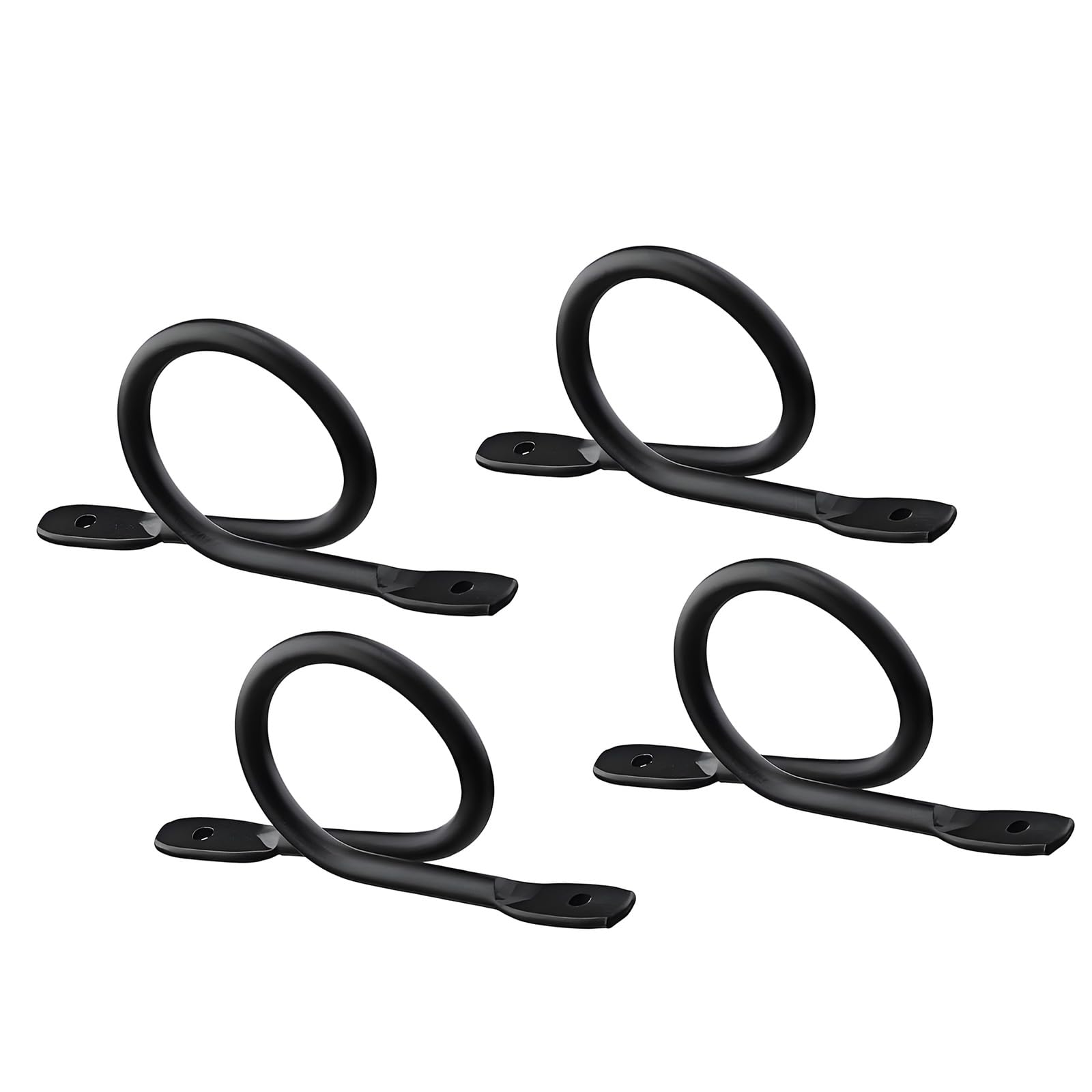 Kalttoy Curtain Rod Bracket Curtain Rod Holder Curtains Rods Bracket Hook with Screws Heavy Duty Curtains Rods Wall Hanger Gift Brackets