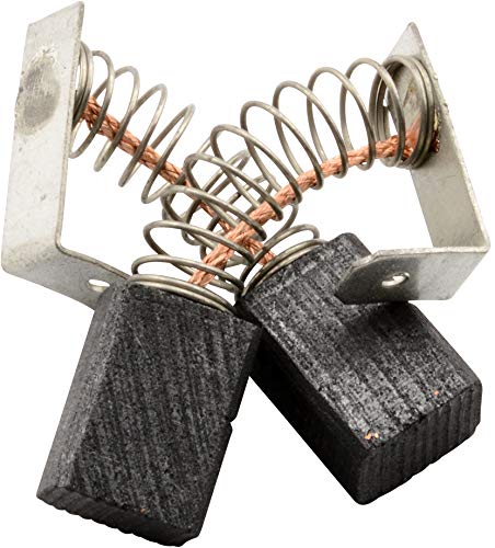 Buildalot Universal Carbon Brushes For Ryobi Planer L1323A/L282 | Set Of 2 With Spring & Cable | 5x10x10mm