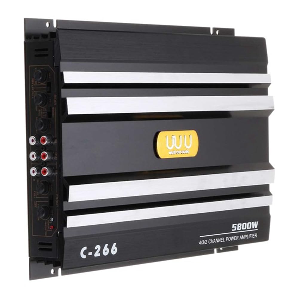 Amplificador RMS para coche, 5800 W, amplificador de potencia de audio para coche, amplificador de 4 canales, amplificador de audio para coche