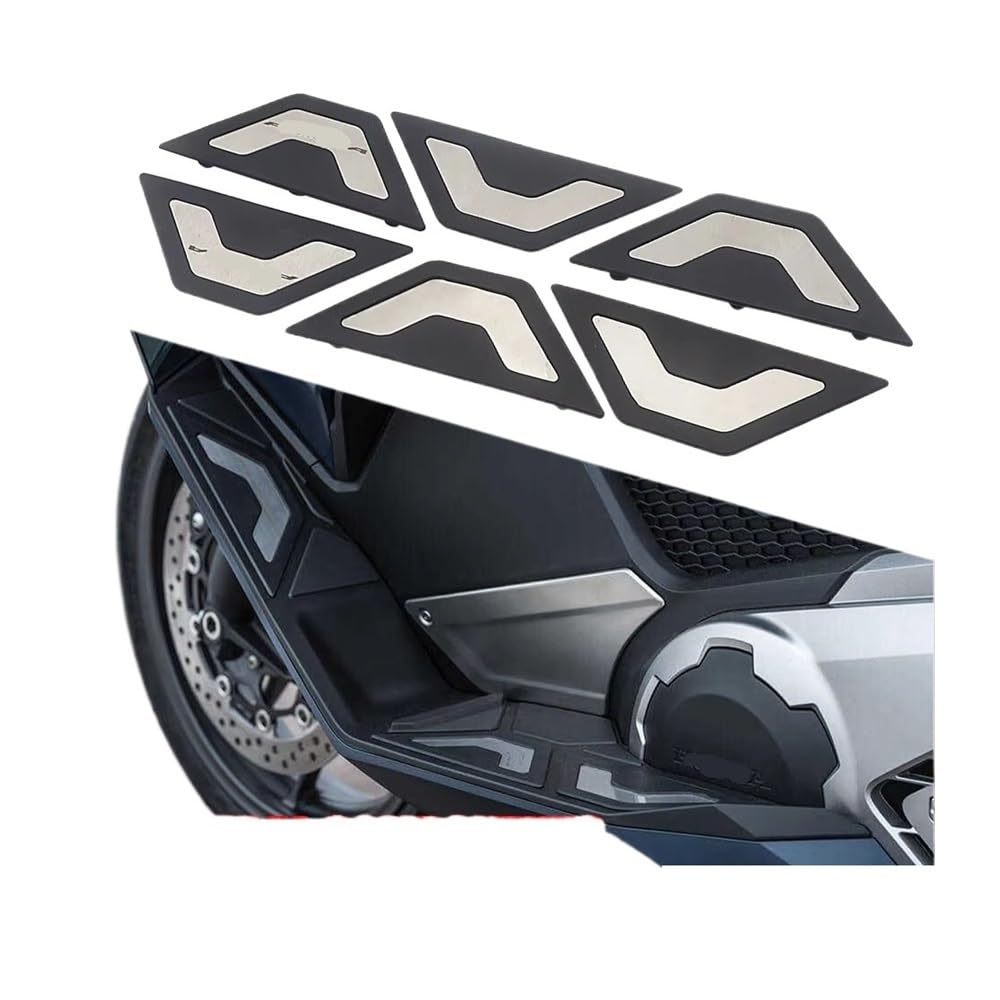 Motorrad Fußrasten Für Forza 750 Motorradzubehör Für Für Forza 2025 Fußpedal Fußpedalteile Schwarz Motorrad-Anti-Rutsch-Fußrasten