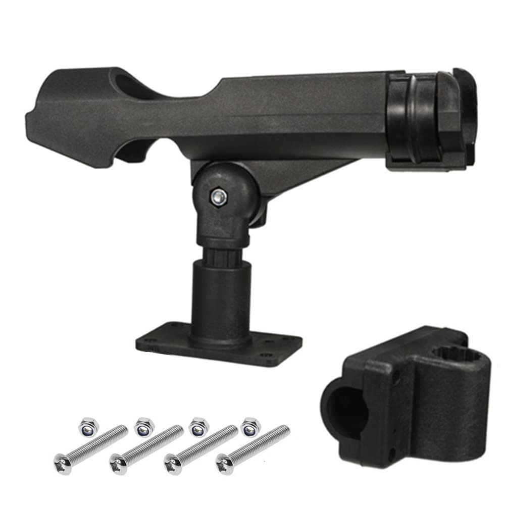 Rod Holder,Adjustable Fishing Rod Holder, Boat Fishing Rod Holder and Kayak 360° Adjustable and Rotatable for Yacht Fishing Rod Holder
