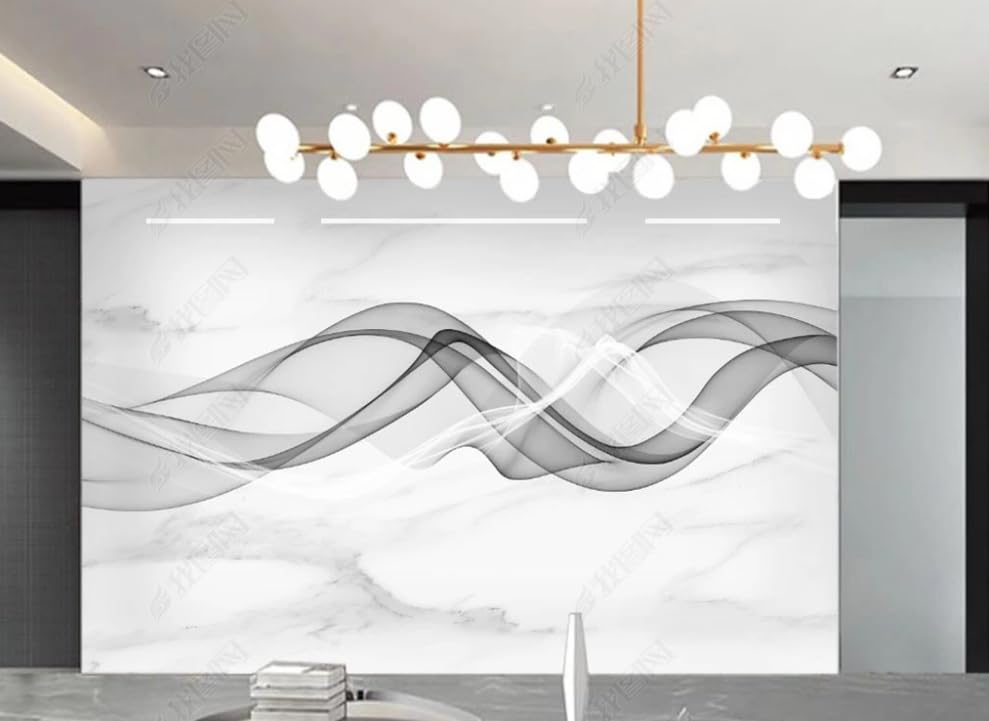 Papier peint intissé paysage abstrait décoration murale géante 350cm
