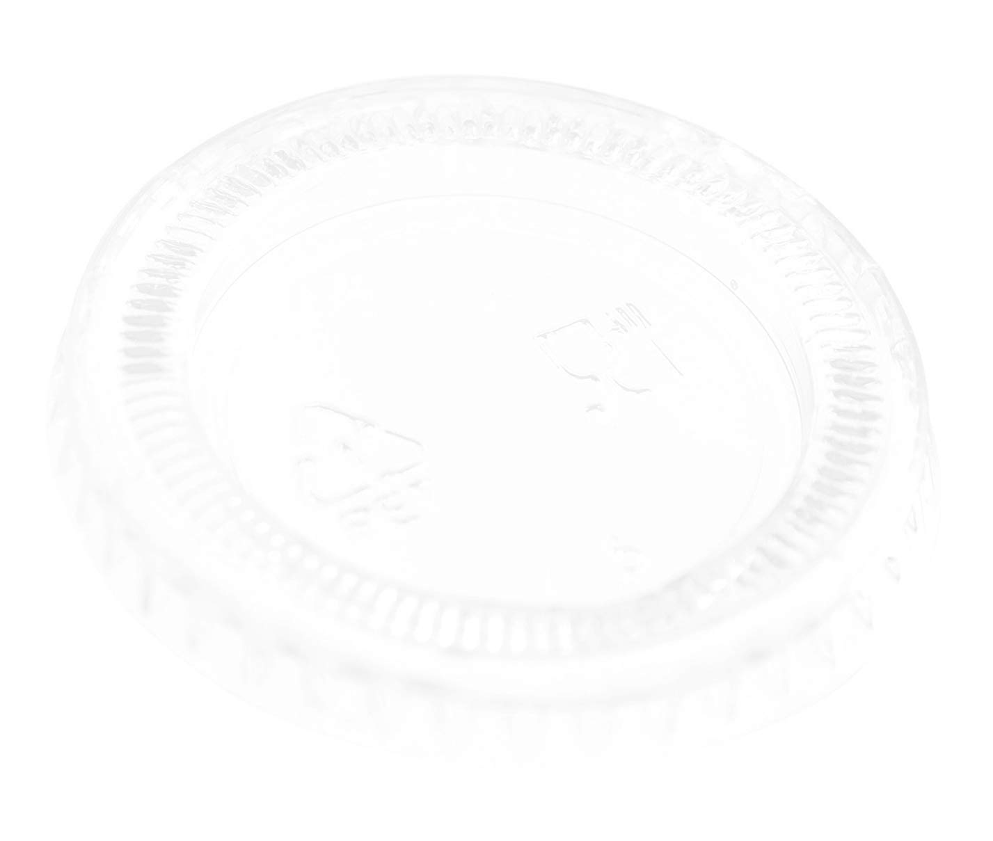 DaxwellPlastic Lids, PET, Fit 3.25 oz, 4 oz. & 5.5 oz, Clear, E10004470 (Case of 2,500)