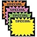Ready Flow Blank Fluorescent Laser Cards Black Edge"Special" - 11"L x 8 1/2"H