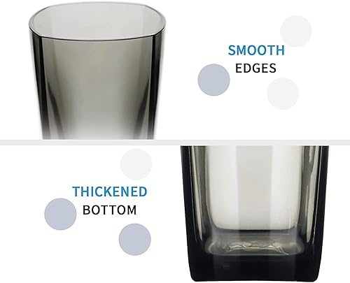 Miniatura 2 de Vasos de plástico, vasos irrompibles de 10 onzas, vasos de cóctel, vasos de agua reutilizables, vasos acrílicos, vasos de agua portátiles para jugo,