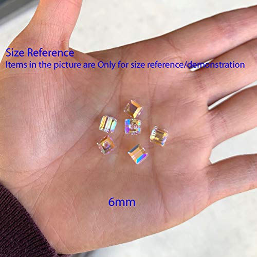 24Pcs Adabele Austrian 6Mm Faceted Cube Crystal Beads Purple Velvet Compatible With Swarovski Crystals Preciosa 5601 Ssc627 #TOP4