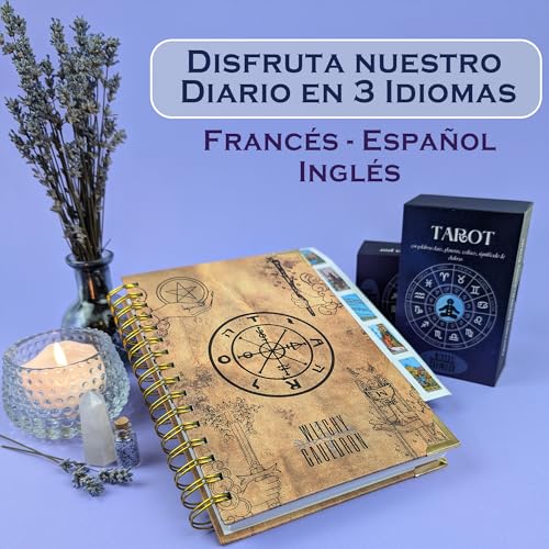 Diario de Tarot con Pegatinas para Aprender Fácilmente Diario de Tarot con Pegatinas para Aprender Fácilmente