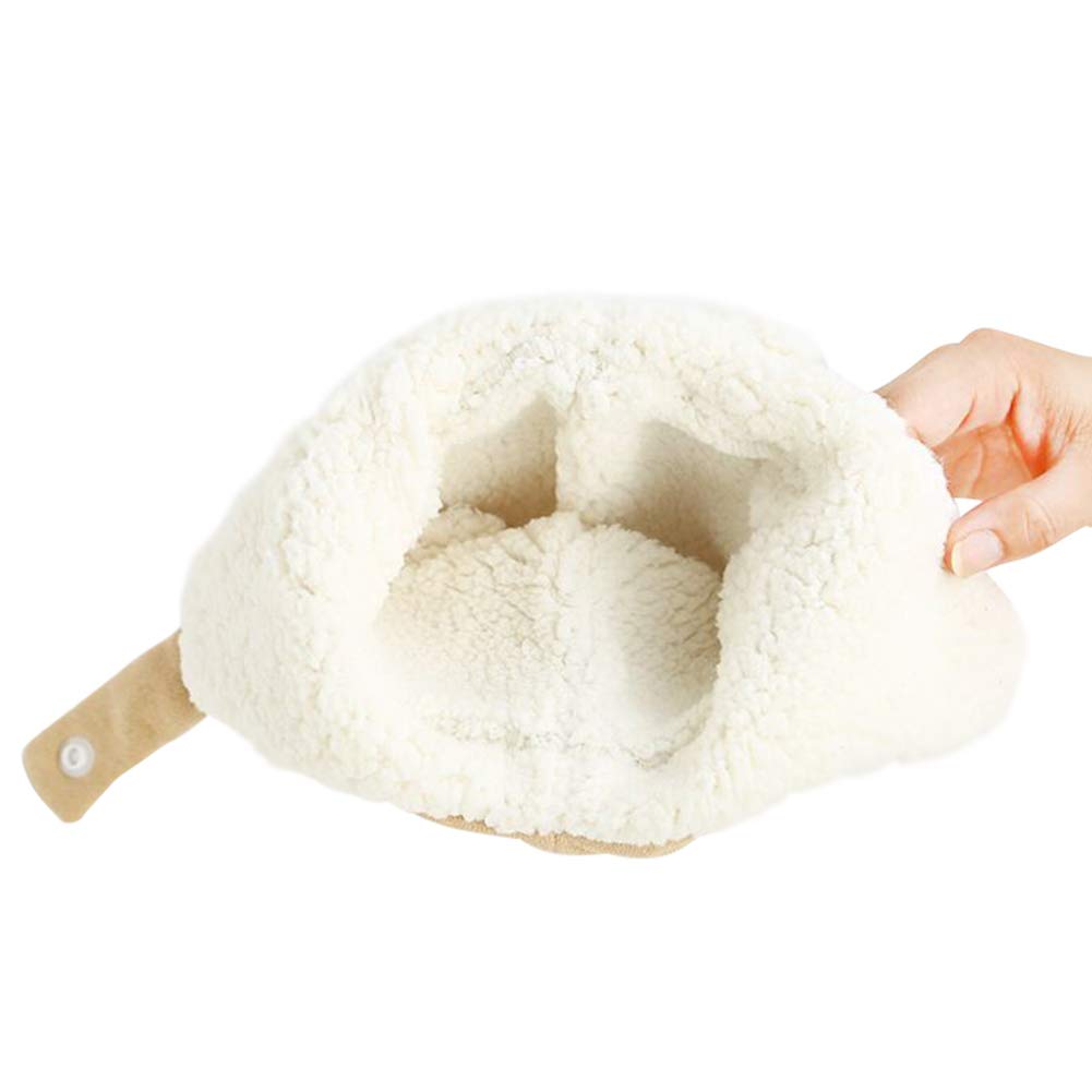Baby-Fäustlinge aus Sherpa-Fleece, gefüttert, 0–24 Monate