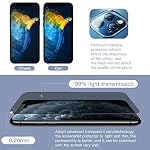 514LLC74MTL. SS150 Peafowl-Compatible-with-iPhone-12-Pro-Max-Screen-Protector-2-Pack-Privacy-Tempered-Glass-Screen-Protector-2-HD-Tempered-Glass-Camera-Lens-Protector-Film-set