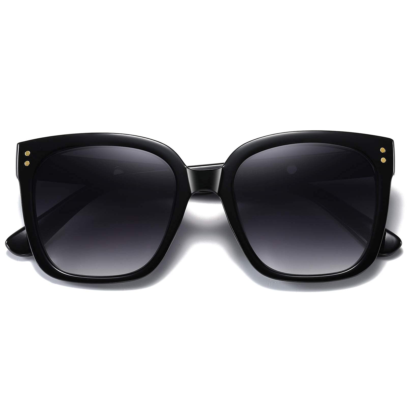 H HELMUT JUST Gafas de Sol Mujer Grandes Moda Con Montura Cuadrada Protección UV400