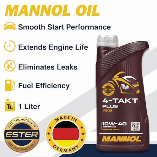 Aceite para motor 4 tiempos 10W-40 MANNOL 1L miniatura 7