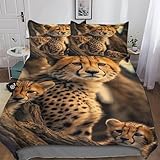 [Bettbezug-Set]: Einzelgröße inklusive 1 Bettbezug: Einzelbett (135 x 200 cm), 1 Kissenbezug: 48 cm x 75 cm. 1 Bettbezug: Doppelbett (200 x 200 cm), 2 Kissenbezüge: 48 cm x 75 cm.1 Bettbezug: King (220 x 240 cm), 2 Kissenbezüge: 48 cm x 75 cm. Beste Geschenke für Ihre Familie!