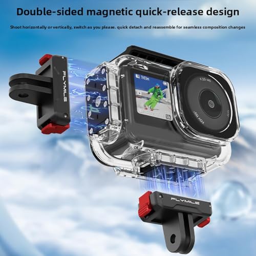 Carcasa de buceo para Action 6 impermeable de 60 metros fabricada en material ABS 4