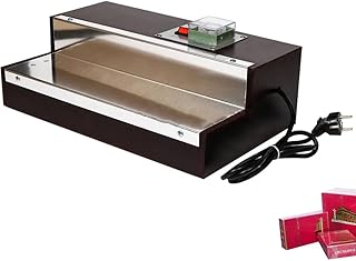 Cellophane Wrapping Machine, Desktop Small Box Film Overwrapping Machine,for Poker Box PVC Perfume/Cigarette Box