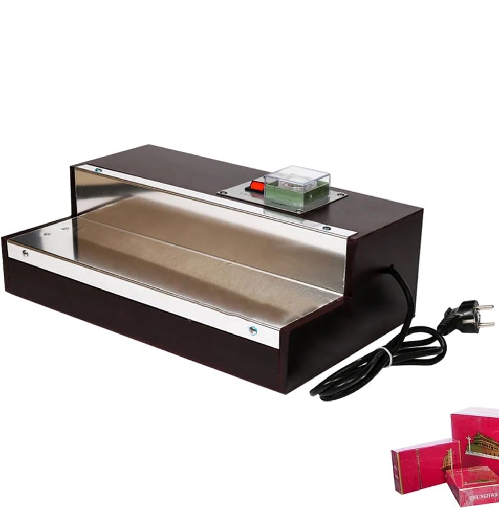 AYCDL Cellophane Wrapping Machine, Desktop Small Box Film Overwrapping Machine,for Poker Box PVC Perfume/Cigarette Box