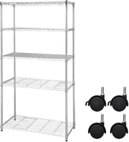 ���^�����b�N �{�� �L���X�^�[�t ��91×���s46×����178.5cm 5�i �ω׏d60kg �|�[���a25mm �X�`�[�����b�N�I �V�F���t SE-918EC