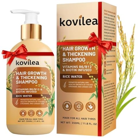 Kovilea Rice Water Hair Growth Shampoo Cover