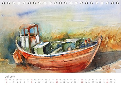 Faszination Aquarell - Eckard Funck (Tischkalender 2018 DIN A5 quer): Meine Eindrücke auf Malreisen im Aquarell festgehalten (Monatskalender, 14 Seiten ) (CALVENDO Kunst)