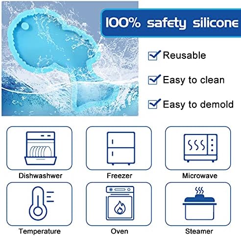 Miniatura 3 de DANZOO 4 paquetes de moldes de resina de silicona, llavero afro femenino moldes de resina, cabeza de mujer africana, moldes de fundición de epoxi