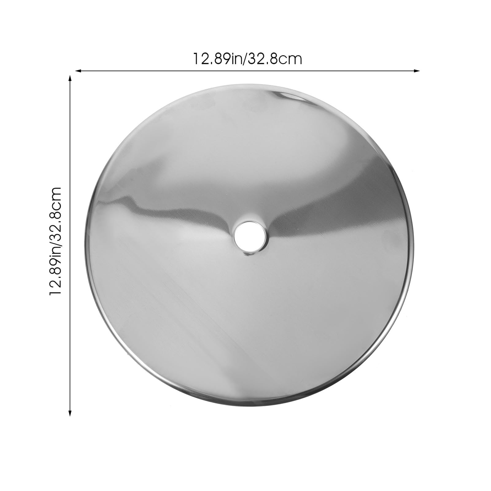 Ciieeo Adaptador de Inducción de Acero Engrosado de 32,8 CM Anillo Difusor de Calor para Cocinas de Inducción, Compatible Estufas Vitrocerámicas y Mesas de Ollas Calientes, para