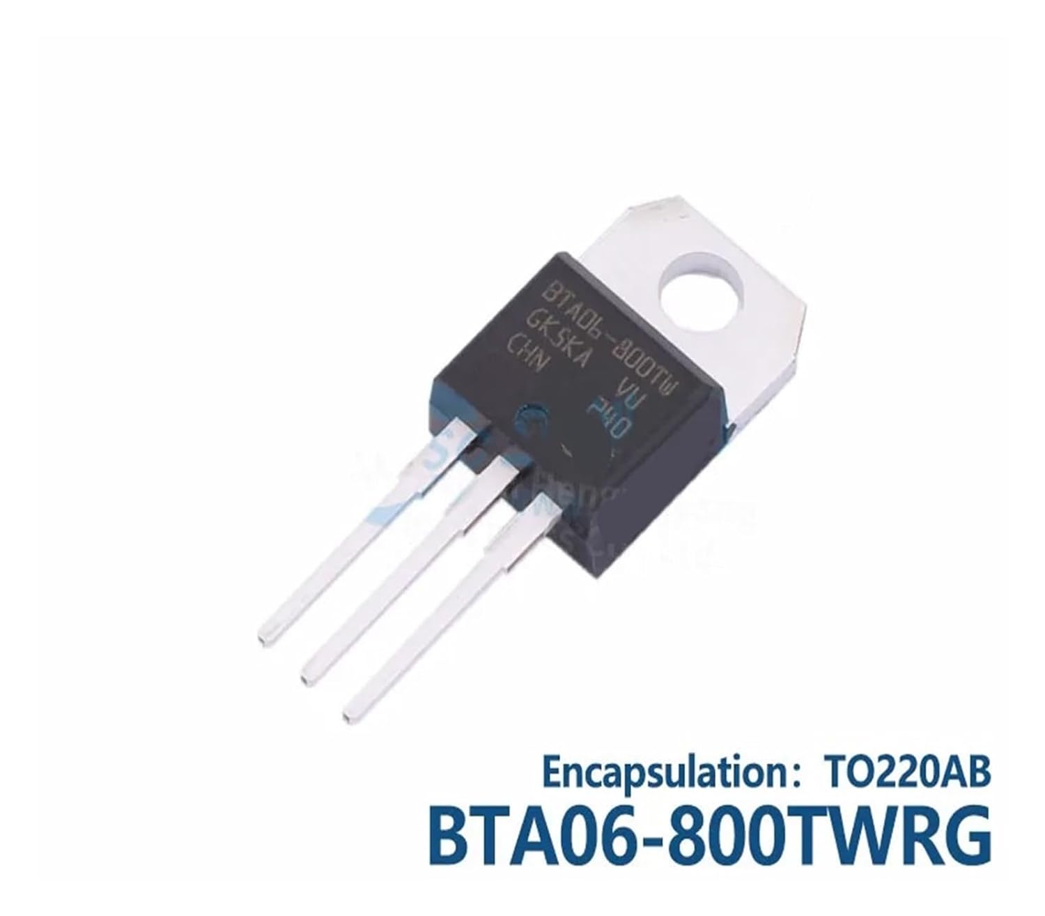 10-Pack BTA06-800TWRG Triac Sensor Door 800V 6A TO220AB