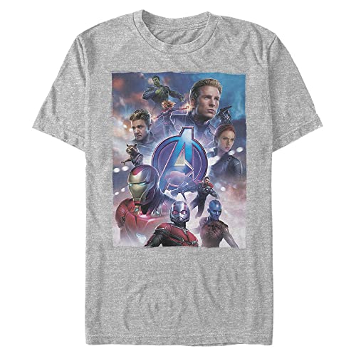 T-Shirt Marvel Homme Anti Déformation Imprimé Poster Durable