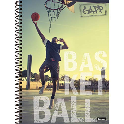 Caderno de 10 Matérias, Gapp, Foroni, 200 Folhas, Capa Dura, Universitário, 200x275mm, Pacote com 4