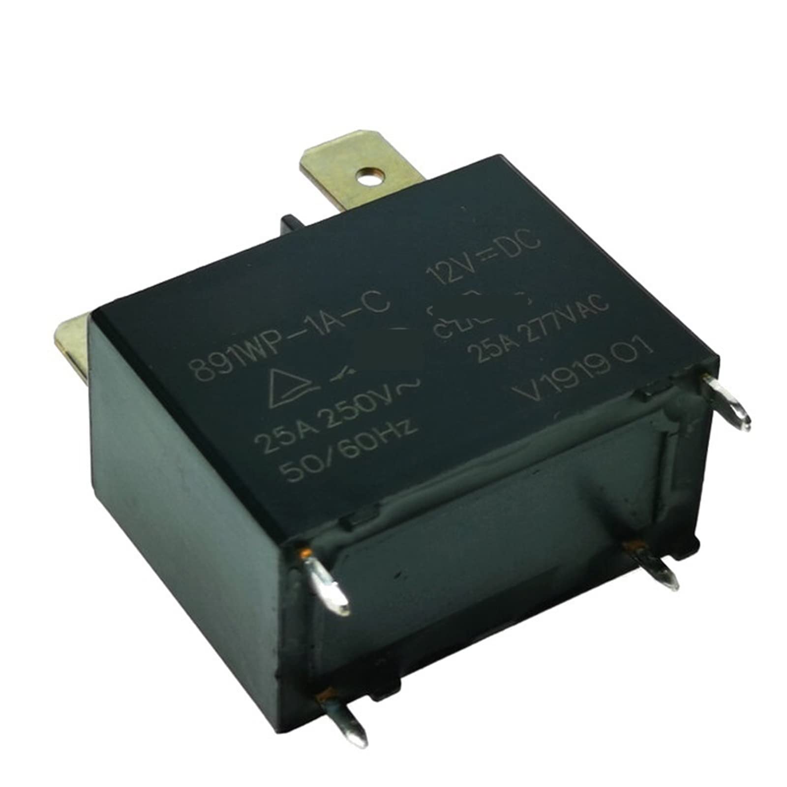 QEFHSVVZE 5Pcs Relay 891WP-1A-C-12VDC 891WP-1A-C 12VDC 891WP1AC 12VDC DC12V 25A