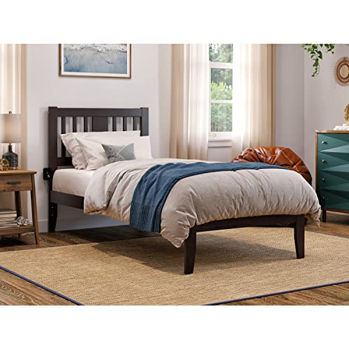 Afi, Tahoe Solid Wood Platform Bed With Attachable Usb Charger, Twin Xl, Espresso #TOP1