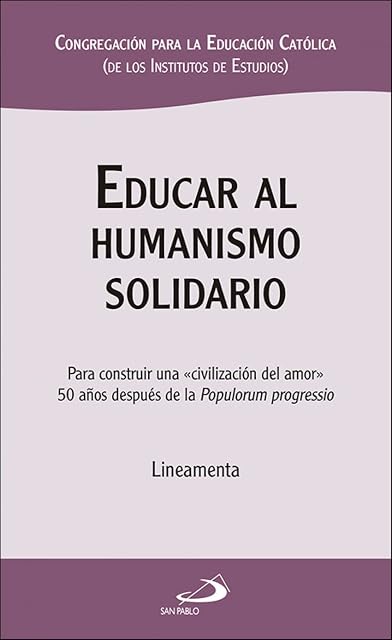 Portada de Educar al humanismo solidario