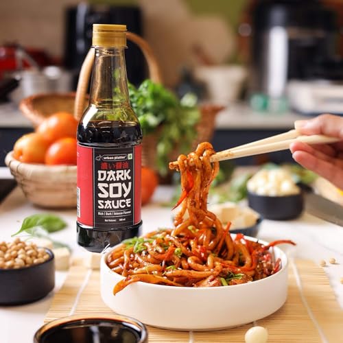 Image of Urban Platter Dark Soy Sauce, 500ml (Traditionally Brewed from SOYA Beans | Asian Umami Seasoning for Stir-Frying | Clean-Label)