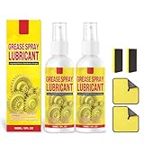 Anti-Rust Lubricant Spray & Rust Remover, Rust Removal Lubricant Spray, for Metal Tools, Car, Chains (2)