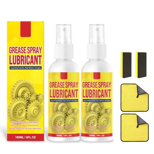 Anti-Rust Lubricant Spray & Rust Remover, Rust Removal Lubricant Spray, for Metal Tools, Car, Chains (2)