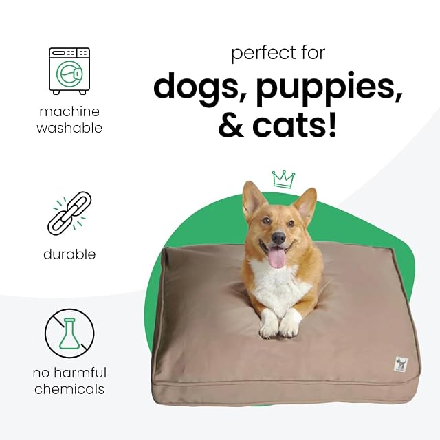Foto 3 de 8 de Molly Mutt - Funda de Cama para Perro pequeño, Estampado de Caballos Salvajes, 56 x 68,6 x 12,7 cm, 100%…